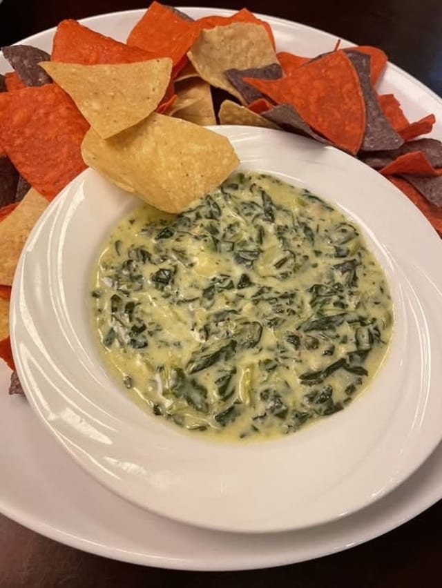 SPINACH & ARTICHOKE DIP.